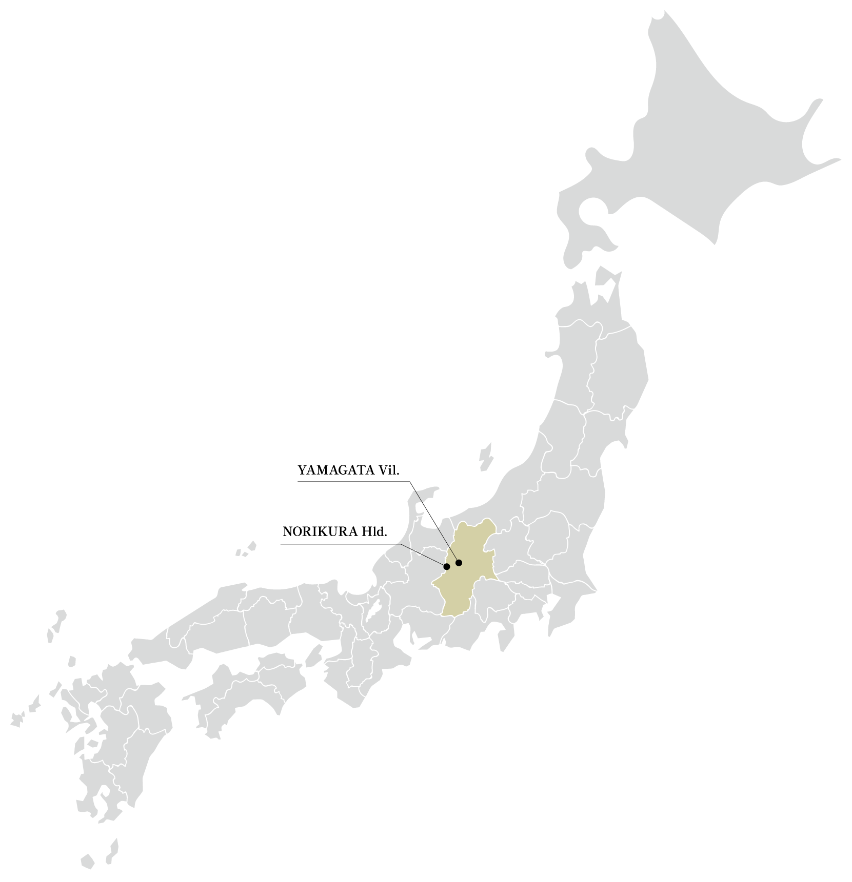 Yamagata vil. and Norikura hld.